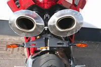 r g racing tail tidy for ducati 848 1098s with r g led micro indicators