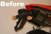 r g racing tail tidy for ktm 990 super duke with r g led micro indicators