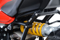 r g racing rear foot rest blanking plate for ducati monster 1200 r 16 supersport 17 20 supersport 950 21