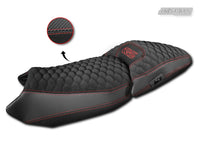 jn seats motorcycle seat cover hexagons design bmw r1300gs 23