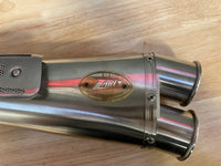 zard exhaust limited edition high slip on bmw r ninet pure urban gs stainless steel 2018