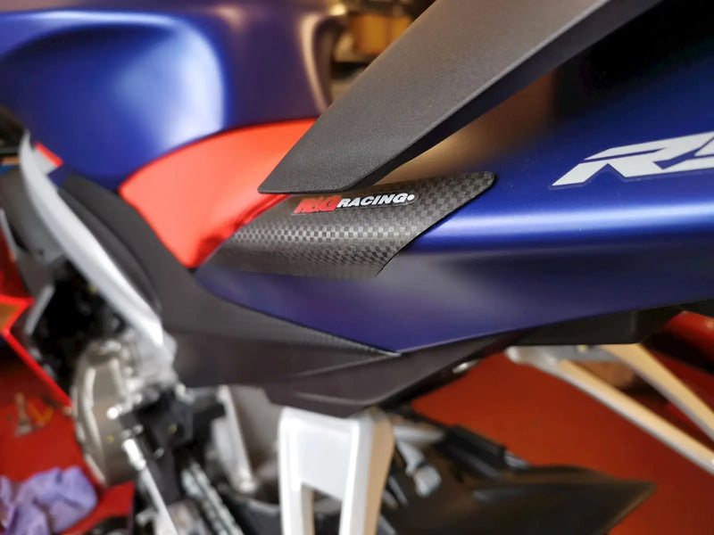 r g racing carbon fiber tail sliders for aprilia tuono 660 21 rs660 21