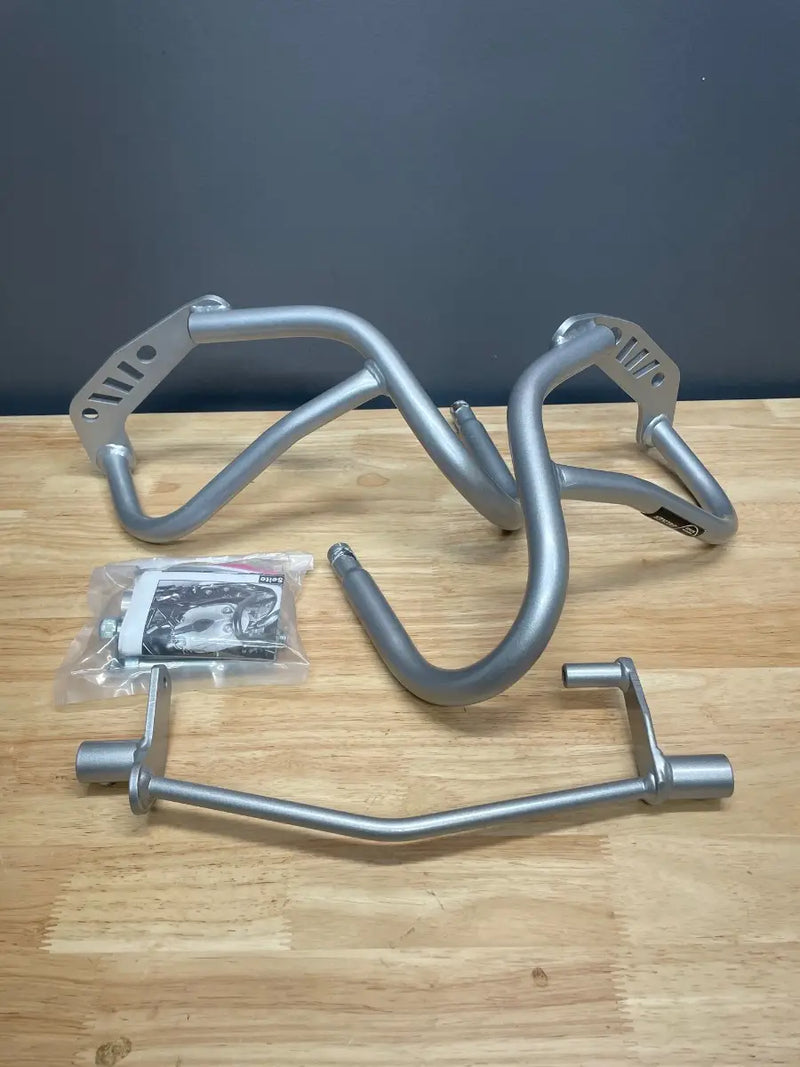 hepco becker engine guard bmw r1200 r 2011 2015 silver used