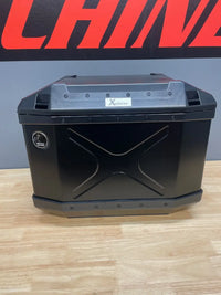 hepco becker xplorer cutout side cases 40l 37r black used