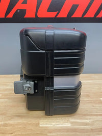 hepco becker original style gobi side case 37 right black with silver latches used
