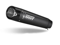 mivv exhaust slip on xm 5 ducati hypermotard 698 mono 2024 black