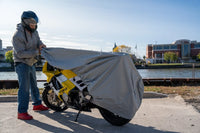 dowco guardian weatherall plus motorcycle cover grey