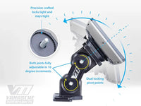 vanasche gps mount ktm 890 adventure r s rally 2023 cam lever black