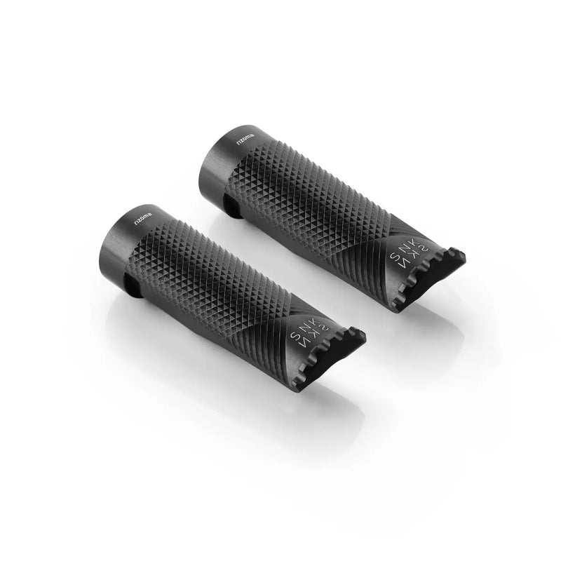 rizoma snake motorcycle footpegs black