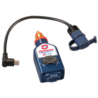 optimate sraight dual usb charger 90 elbow usb a usb c 1