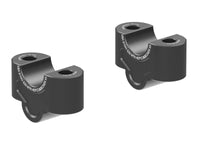 hepco becker handlebar riser kawasaki z 900 se 2017 2024 25mm black incl holder front mask