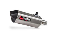 scorpion serket parallel slip on exhaust triumph tiger sport 800 2025 with panniers