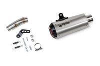 scorpion red power slip on exhaust ninja 7 hybrid