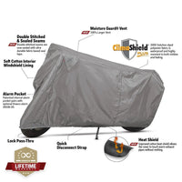 dowco guardian weatherall plus motorcycle cover grey