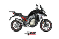 mivv exhaust oval slip on ducati multistrada v4 v4s 2025 titanium