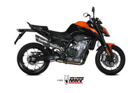 mivv exhaust slip on xm5 ktm 790 duke 2018 2020