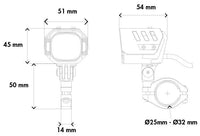 Hepco & Becker NOVA Universal LED Auxiliary Light Kit