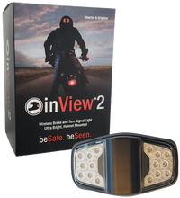 inview2 wireless motorcycle helmet brake and turn signal system