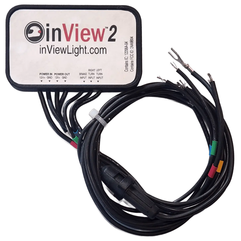 inview2 wireless motorcycle helmet brake and turn signal transceiver only