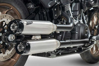 zard exhaust racing slip on harley davidson low rider street bob softail 2017 2024