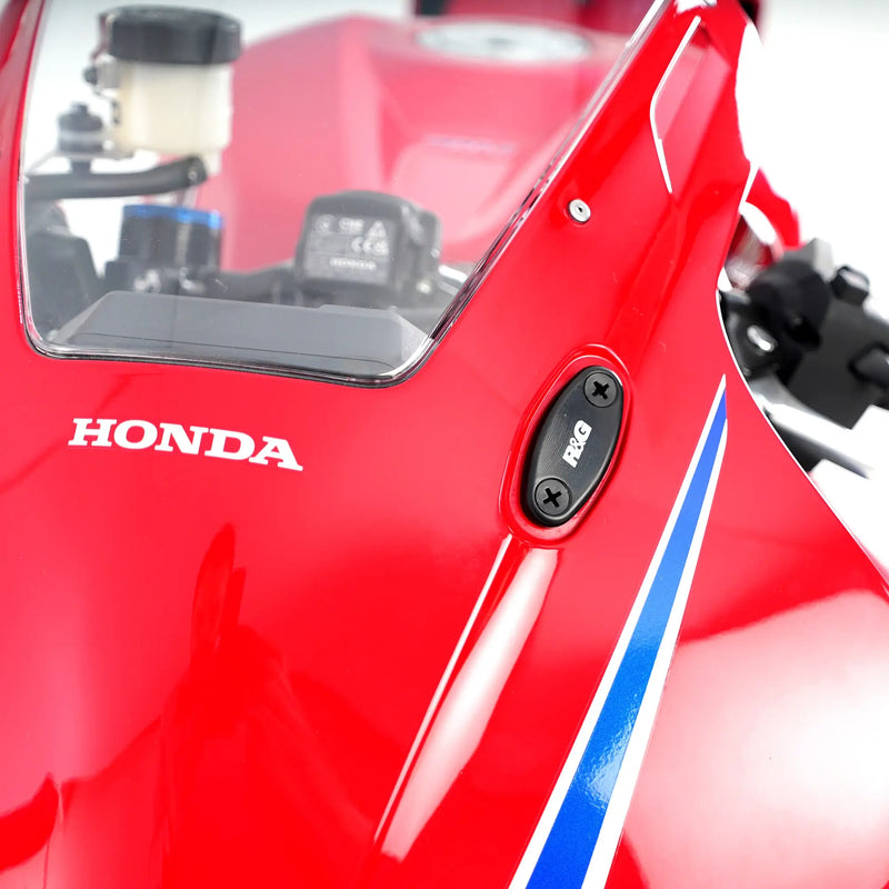 r g racing mirror blanking plates for honda cbr600 f rr fs