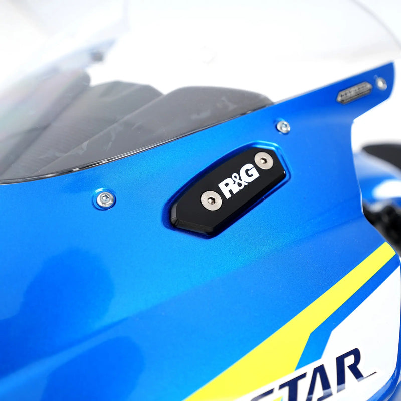 r g racing mirror blanking plates for suzuki gsx r125 17