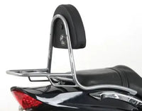 hepco becker sissy bar hyosung gv 650 sportcruiser with rear rack