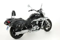 hepco becker sissy bar hyosung gv 650 sportcruiser with rear rack