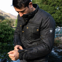 merlin barton ii wax motorcycle jacket