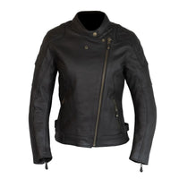 merlin bristol women s cafe leather motorcycle jacket