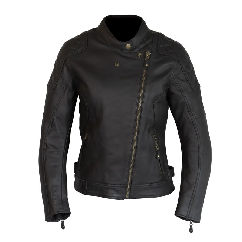 merlin bristol women s cafe leather motorcycle jacket