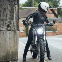 merlin bristol women s cafe leather motorcycle jacket