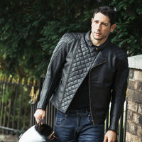 merlin chester cafe leather motorcycle jacket