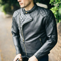 merlin chester cafe leather motorcycle jacket