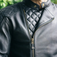 merlin chester cafe leather motorcycle jacket