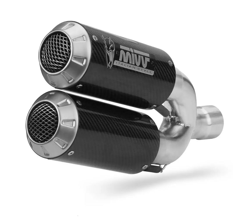 mivv exhaust 2 slip on mk3 ducati hypermotard 939 2016 2018