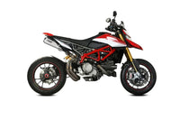 mivv exhaust 2 slip on xm1 ducati hypermotard 950 sp 2019 titanium