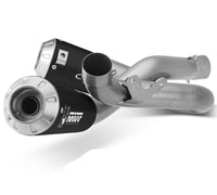 mivv exhaust 2 slip on xm1 ducati streetfighter v4 2020 black