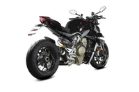 mivv exhaust 2 slip on xm1 ducati streetfighter v4 2020 black