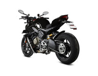 mivv exhaust 2 slip on xm1 ducati streetfighter v4 2020 black
