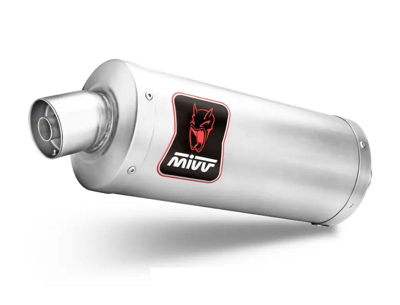mivv exhaust dakar slip on ducati desertx 2022 titanium