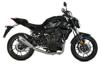 mivv exhaust delta race full system high mount yamaha fz 07 mt 07 2014