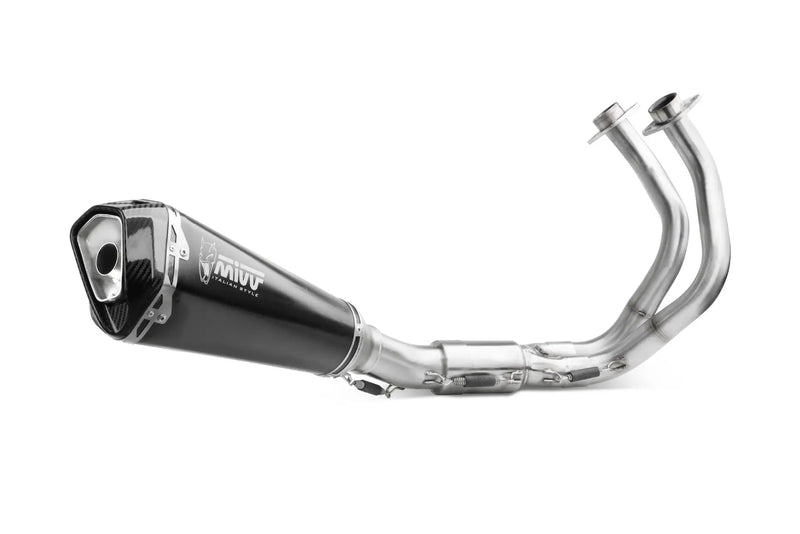 mivv exhaust delta race full system kawasaki ninja 650 2024 black