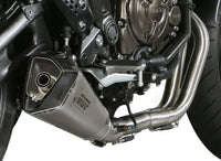 mivv exhaust delta race full system low mount yamaha fz 07 mt 07 2014