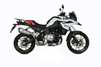 mivv exhaust delta race slip on bmw f850gs f750gs 2018