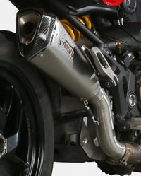 mivv exhaust delta race slip on ducati monster 1200 2014 2016