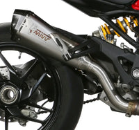 mivv exhaust delta race slip on ducati monster 1200 2014 2016