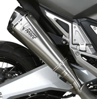 mivv exhaust delta race slip on honda x adv 750 2017