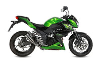 mivv exhaust double gun slip on kawasaki ninja 300 2013 2016 titanium