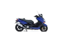 mivv exhaust full oval yamaha t max 500 2001 2007 stainless steel